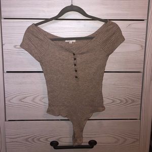 Z Supply bodysuit with buttons